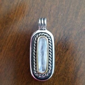 Beautiful medallion with stone